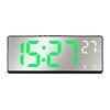 6.9 Inches Electronic Alarm Clock 5 Levels Brightness Adjustable Large Screen Student Desk Clock Table Clock 17.4x6.8x2.3cm