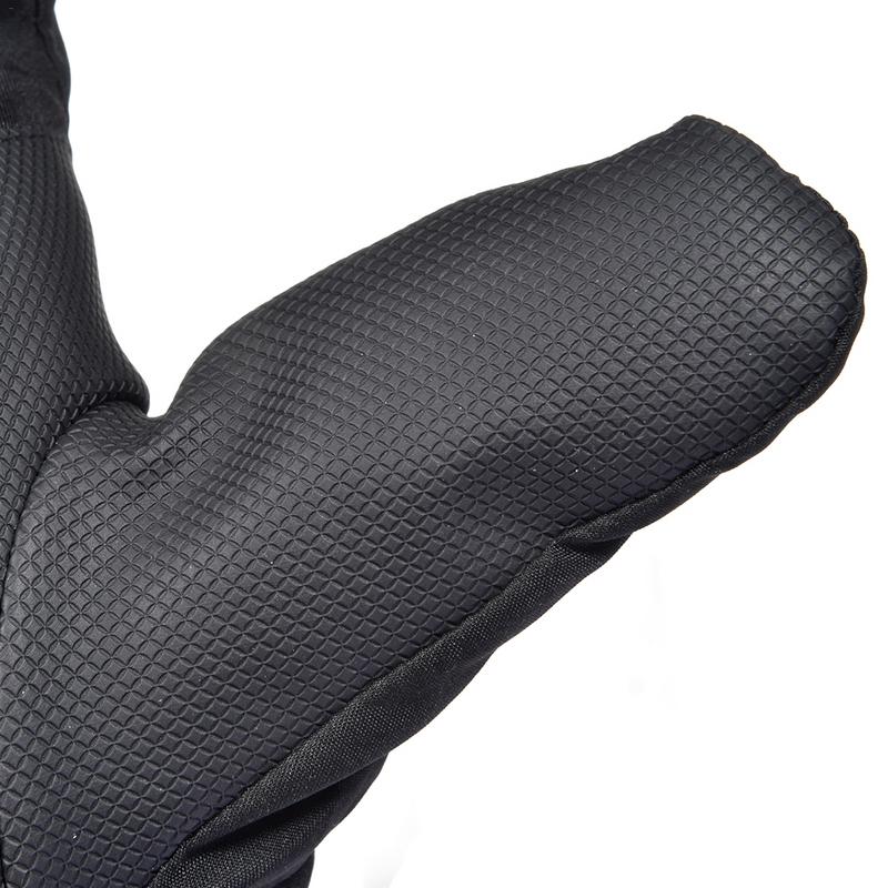 Heating Motorcycle Gloves Comfortable Black Snowmobile Gloves Waterproof Battery Fast Heating Gloves For Winter Cycling