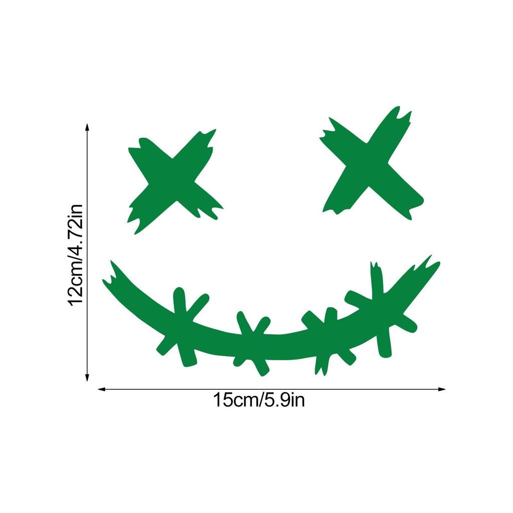 Smile Autoaufkleber | Wasserdichter Smile-Gesichtsaufkleber zur Autodekoration | Lustig lächelnd