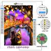 5D DIY Sea Venice Lights Night View Cross Stitch Rhinestones Diamond Drawing Embroidery Mosaic Home Decor