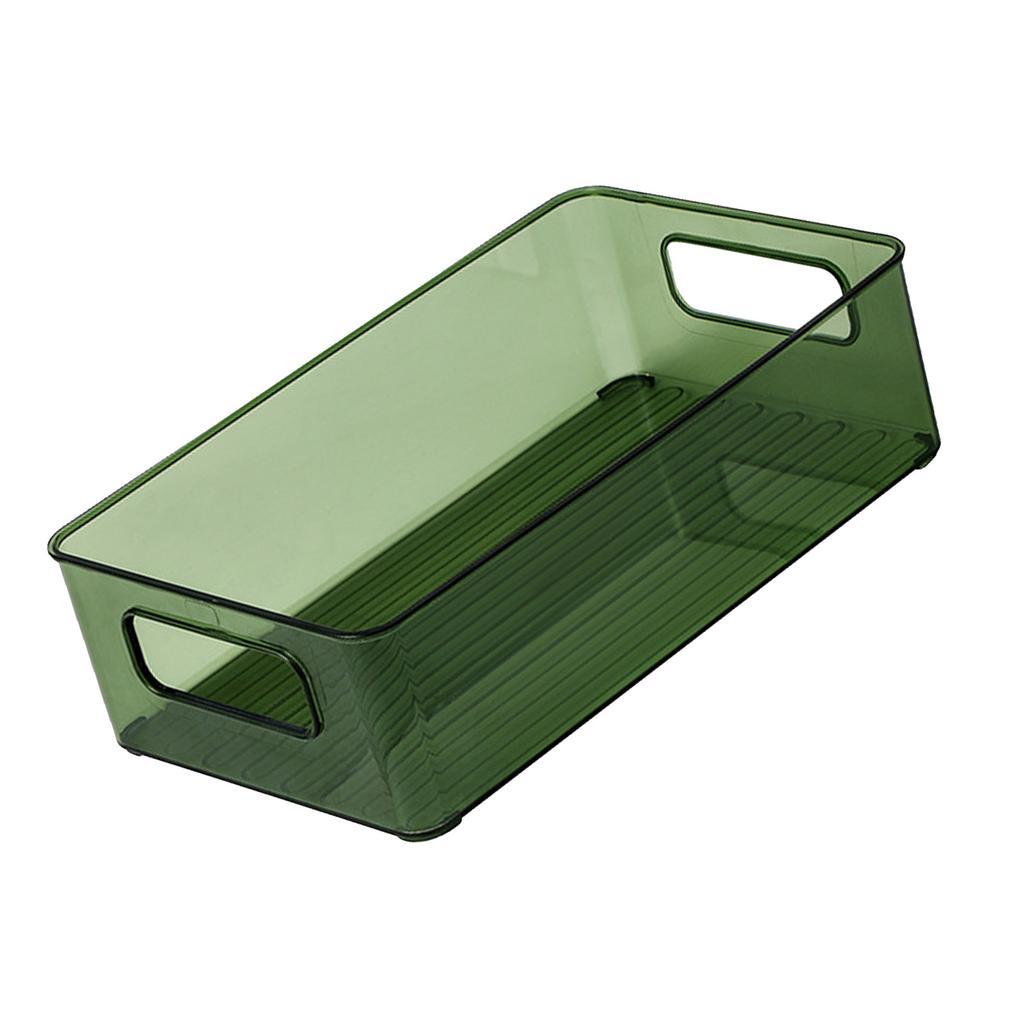 Makeup   PET Plastic Clr Bottom Stripes Desktop Storage Box for Skincare Stationary