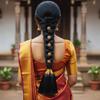 VAMA FASHIONS Haarverlenging Jada Savaram Parandi jadai kunjalam Kupullu kuchulu Billalu gantalu koppu kuppulu Set Dans Sieraden voor Vrouwen & Meisjes