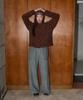Leteoli Fleece Stripe Pants_Mint