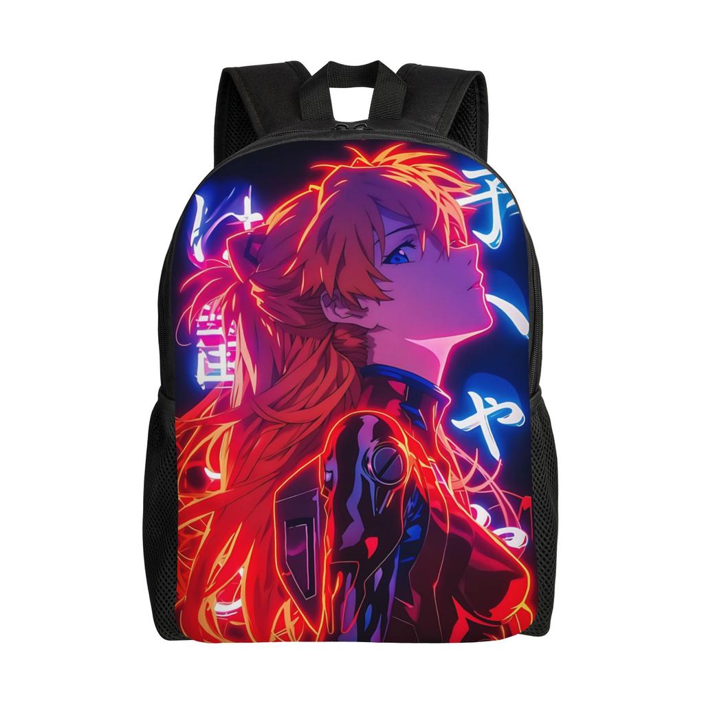 Zaino Neon Genesis Evangelion EVA borsa ita Asuka zaino Kawaii Lavoro Ufficio Grande Capacità Rucksack