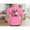 Funny Llama T Shirt This Is Very Cool Alpaca Sunglasses Animal Hipster Top