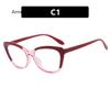 Vintage Cat Eye Women Eyeglasses Simple Multicolor Rim Blue Light Blocking Spectacles  New Trendy Ins  Design Eyewear