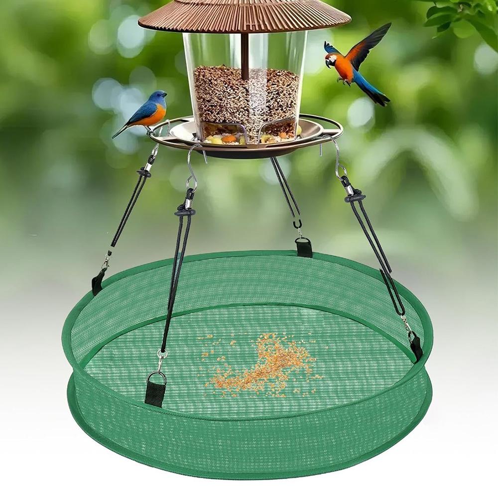 2Pcs Bird Seed Catcher Tray for Hanging Bird Feeder Platform