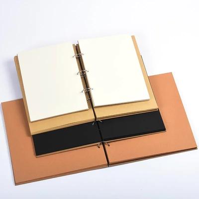 Leeres Loseblatt-DIY-Fotoalbum Kraftpapier Handgemachtes Fotoalbum Paar Baby Gedenkalbum Malerei Verdickter Hardcover