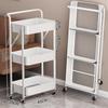 Kitchen Storage Holder Household Removable Foldable Storage Rack Multi-purpose Bedroom Toy Cosmetics Organizers Racks on Wheels