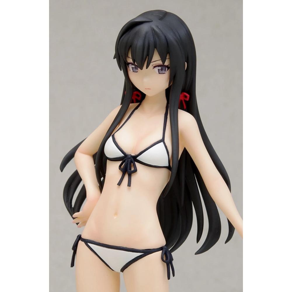 17CM Anime Yukinoshita Yukino Figure Yahari Ore no Seishun Love Comedy wa Machigatteiru Beach Queens 1/10 Swimsuit ver Doll Toys