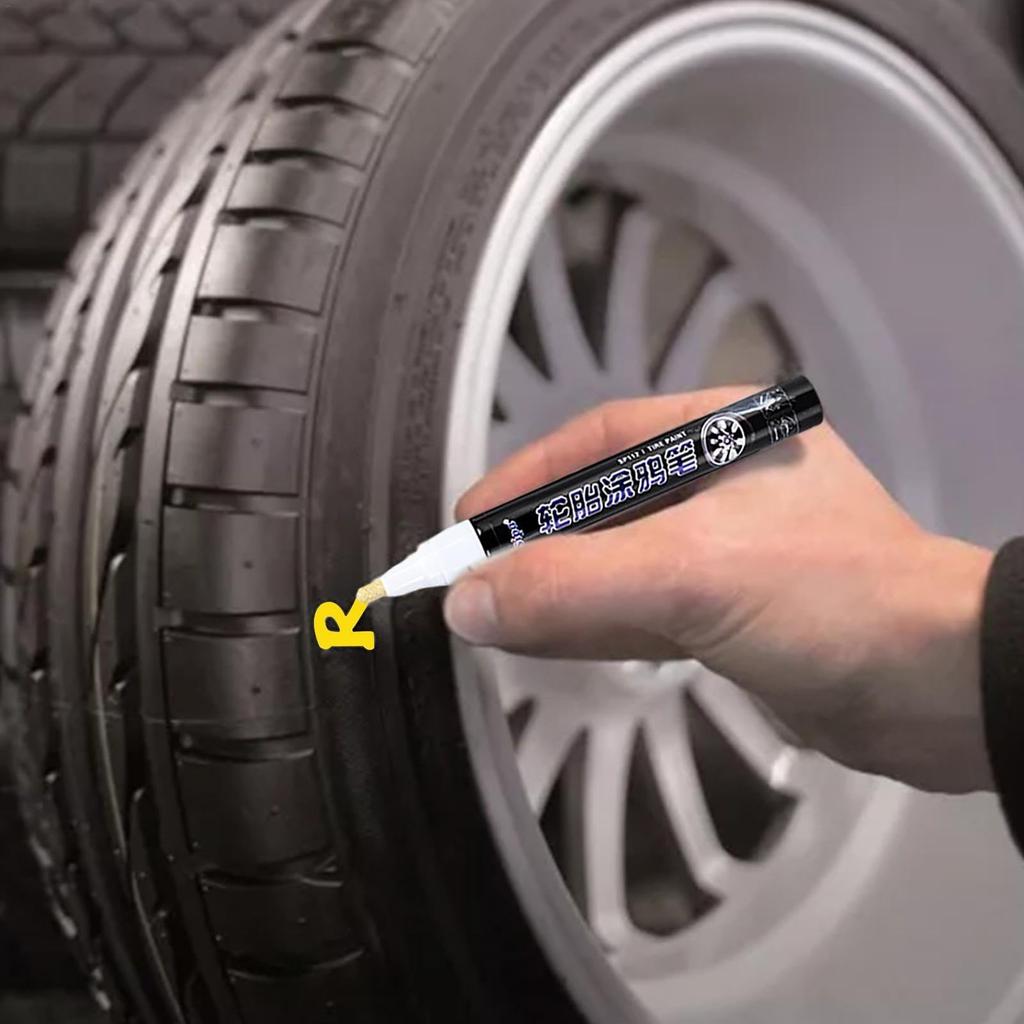 Tire Pen, Waterproof Tire Marker, Car Tire Pen Pen White Tire Design