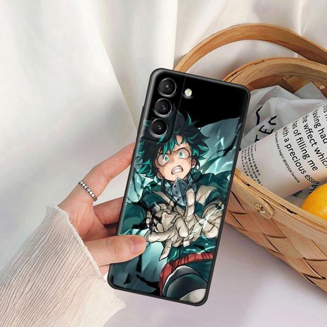 My Hero Academia Midoriya Izuku Anime Phone Case for Samsung Galaxy S22 S21 S20 Fe 5G S7 S8 S9 S10e Plus Ultra Silicone Cover