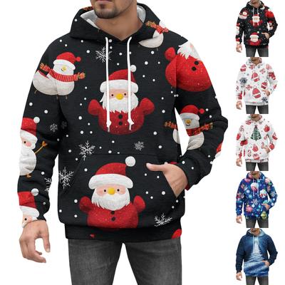 Kapşonlu Spor Eşofman Takımı Unisex Koşu Kıyafetleri Uzun Kollu Kazak Kapşonlu Sweatshirt