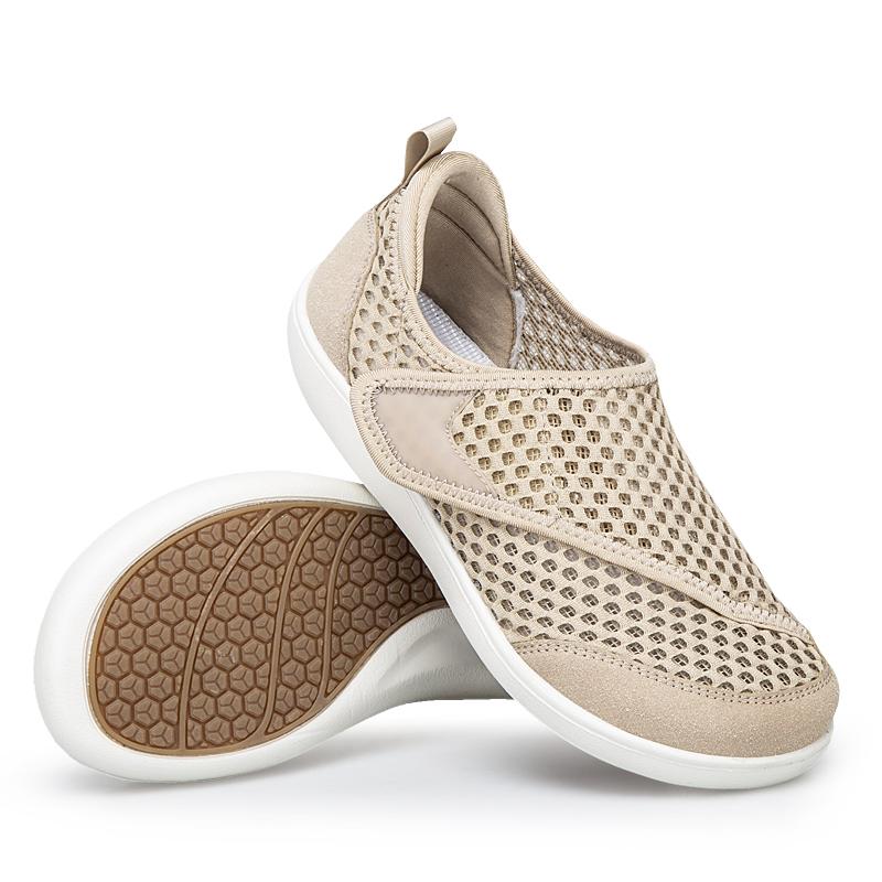 Wide Box Open Shoes for Elderly Adjustable Diabetic Shoes Wide Hallux Valgus Breathability walking shoes Men Women
