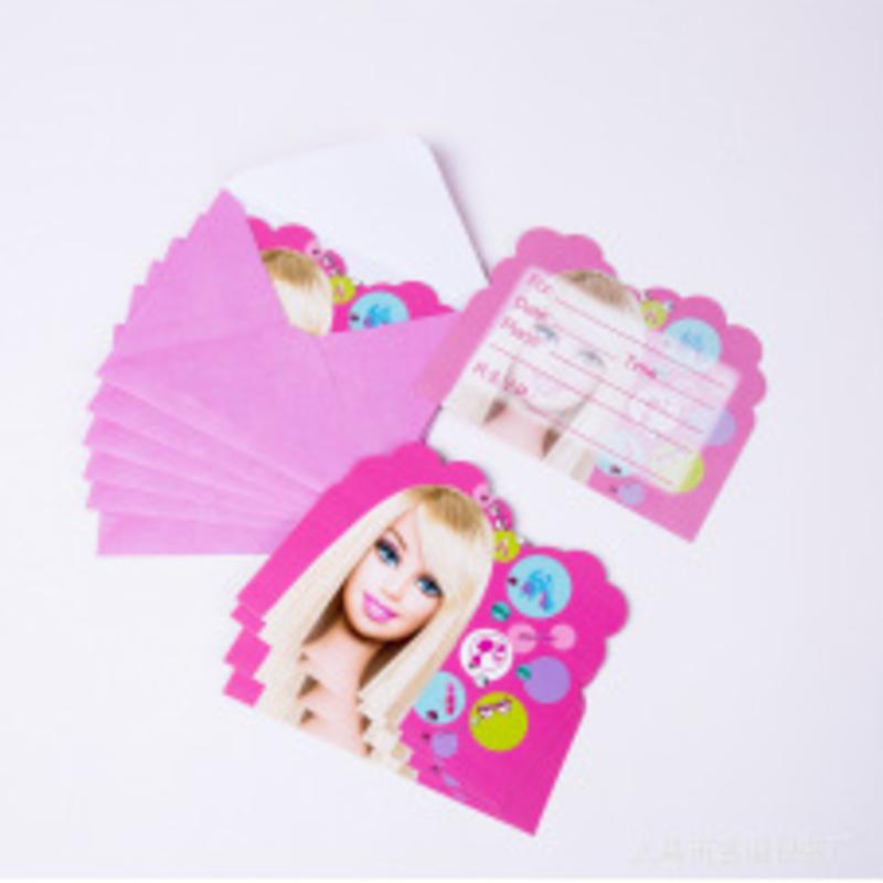 Girl Doll Barbie Pink Birthday Party Supplies Tableware Cups Decorations Plates