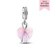 Mom Opalescent Heart Dangle Charm 793202c01