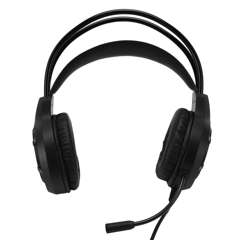 USB Gaming Headset Computer Kopfhörer mit Mikrofon RGB Licht Kabelgebundene Kopfhörer für Laptop