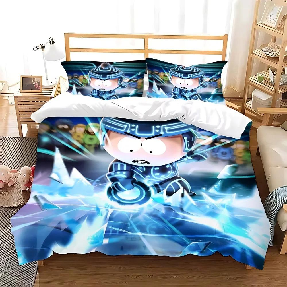 Duvet Cover South Park Pillowcase Bedding Set Adult Boy Girl Bedroom Decoration Boys Gift Single Double Large Size