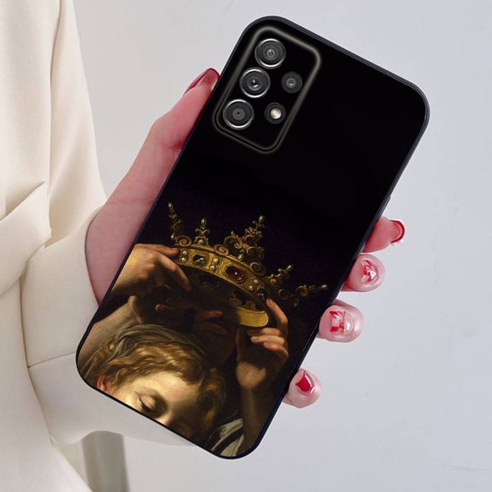 

Renaissance Art Paintings Phone Case For Samsung S25,24,21,22,23,30,Ultra,20,Plus Black soft silicone case SamsungS24