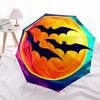 1pc Bat Moon Automatic Folding Umbrella Compact Lightweight Travel Umbrella with 8-Rib Sturdy Frame, Windproof & Self053