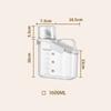 Small Cat Dog Food Sealed Dispenser Box With Measuring Cup,Pet Food Storage Containers Bucket, Home Airtight Dry Food Bucket