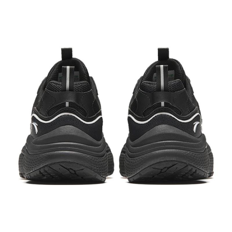 Anta Starlight Cushioning Waterproof Low Top Chunky Sneakers Women's Black Sneakers 922348836-6