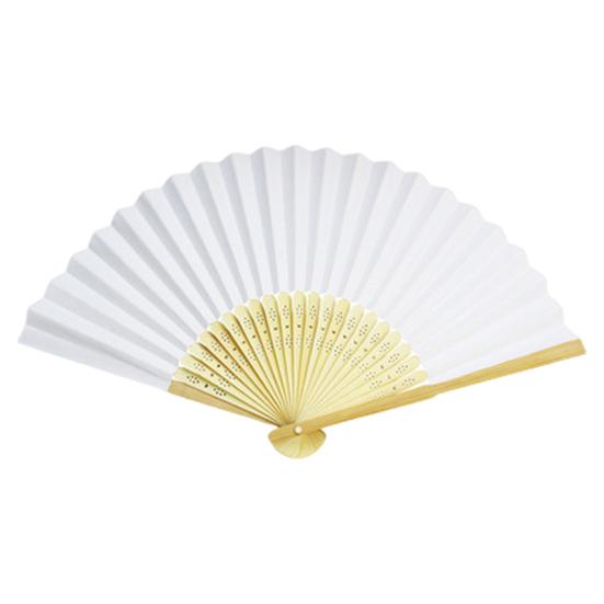 Folding Hand Fans for Women Reusable Paper Fan for Wedding Dancing Party Favors DIY Crafts Lightweight Travel Fan