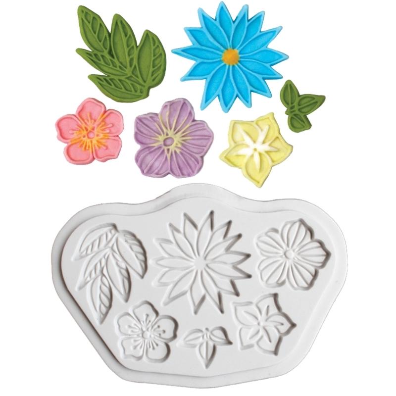

Silicone Petal Flower Mold Winter Leaf Resin Mold Wedding Sunflower Chocolate Fondant Mold for Baking Christmas Cakes 1