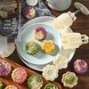 Mid-Autumn Mooncake Press - Flower Ice Skin Mold for Pastry & Mung Bean Cake