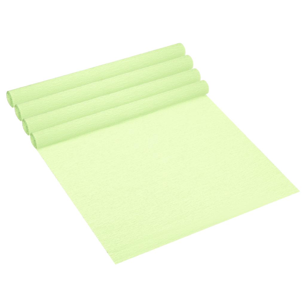4 Rollen 250x50cm Krepppapier Girlanden Weiches Papier Girlande Blatt DIY Basteln Blumenherstellung Verpackung Party Geburtstag Hochzeit Deko