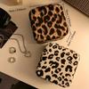 1pc Classic Leopard Print Jewelry Box, Portable Organizer with Zipper Closure, Tabletop Storage for Earrings, Rings, Necklaces, Jewelry Travel Case