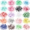 50Pcs Multicolor Charm Metal 8 10mm  Single Loops Jump Rings DIY Jewelry Findings Closed Ring For Keychain Bracelet Accessories