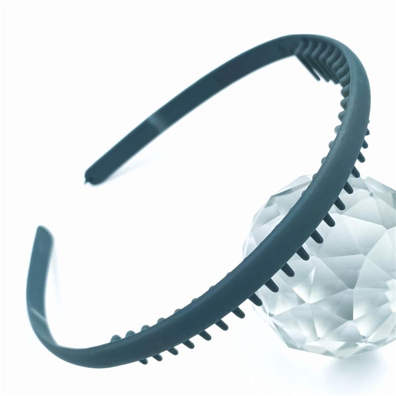 Vogue Peigne à cheveux Bandeaux Bandeau avec dents Accessoires de cheveux simples Couleur bonbon Femmes Cerceau de cheveux Couleur Morandi Mode Couleur unie Nouveau Haute qualité