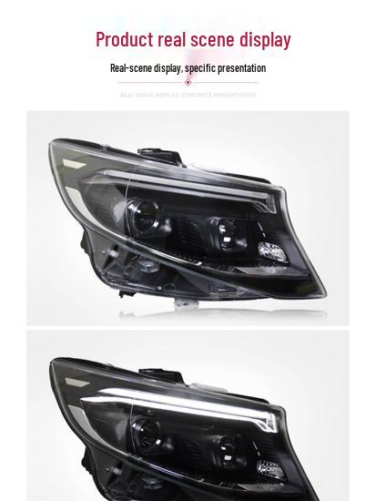 LED Headlights & Turn Signals for Mercedes-Benz V-Class, VITO, Metris, V260 - Modified for Daytime Running