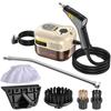 1500W Portable Steam Washer High Temperature Pressurized Steam Cleaning Machine with 6 Steam Levels for Home Car Kitchen More