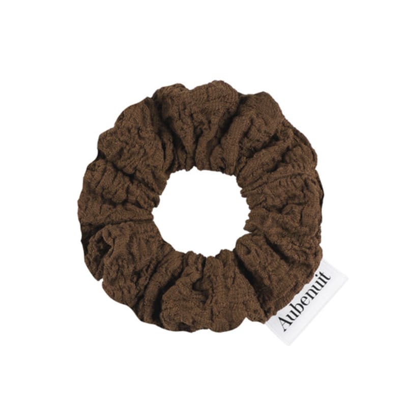 Aube Nuit Aube Nuit New Wrinkle Brownie Hair Scrunchie S