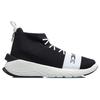 Li Ning Wade 2.3 Basketball Shoes Comfortable Shock Absorption Non-Slip Durable Mid-Top Unisex sneaker Black White AGBQ035-4