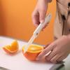 Ceramic Cutter Plastic Handle Folding Fruit Knife Kitchen Kids Auxiliary Knives Mini Portable Sharp Knife Peeler