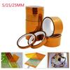 Fita de Poliimida Alta Temperatura Resistente ao Calor Fita Kapton para Soldagem, PCB, Mascaramento, 5mm 15mm 25mm de Largura, Cor Âmbar