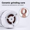 Electric Coffee Grinder Adjustable Burr Mill Plastic Coffee Mill Portable Coffee Bean Grinder for Outdoor and Indoor