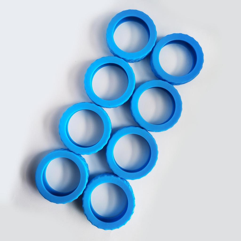 Silent Silicone Luggage Wheel Covers – Universal Suitcase Protector Accessory