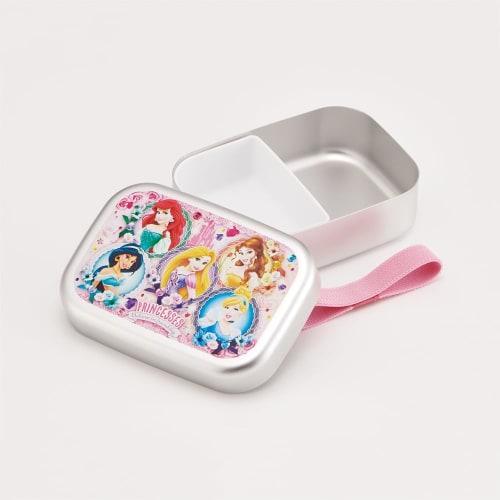 Skater Bento Box Aluminum 370ml Warm Ware Compatible for Children Disney Princess 24 Made In Japan ALB5NV-A
