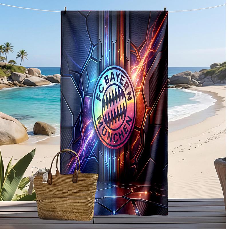 Bayern Munich Printed Beach Towel Quick Dry Soft TowelPortable Large Rectangular Beach Blanket for Travel Swimming Pool