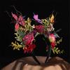 Butterfly Headband Fascinator Hat Monarchs Butterfly Headband Crowns Teas Party Halloween Costume Headpiece for Womens