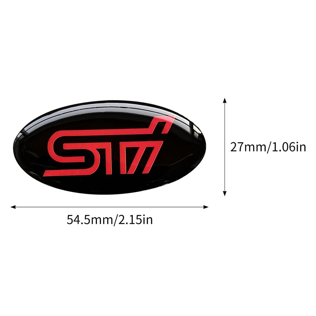 Samolepka s emblémem řízení Subaru Wrx Samolepka na ozdobu auta Příslušenství Emblém na volant Vlastní