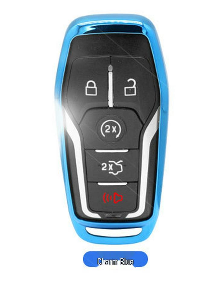 Soft Rubber Protective Cover for Ford Lincoln MKX, Mustang, MKZ, Taurus, MKC Remote Key