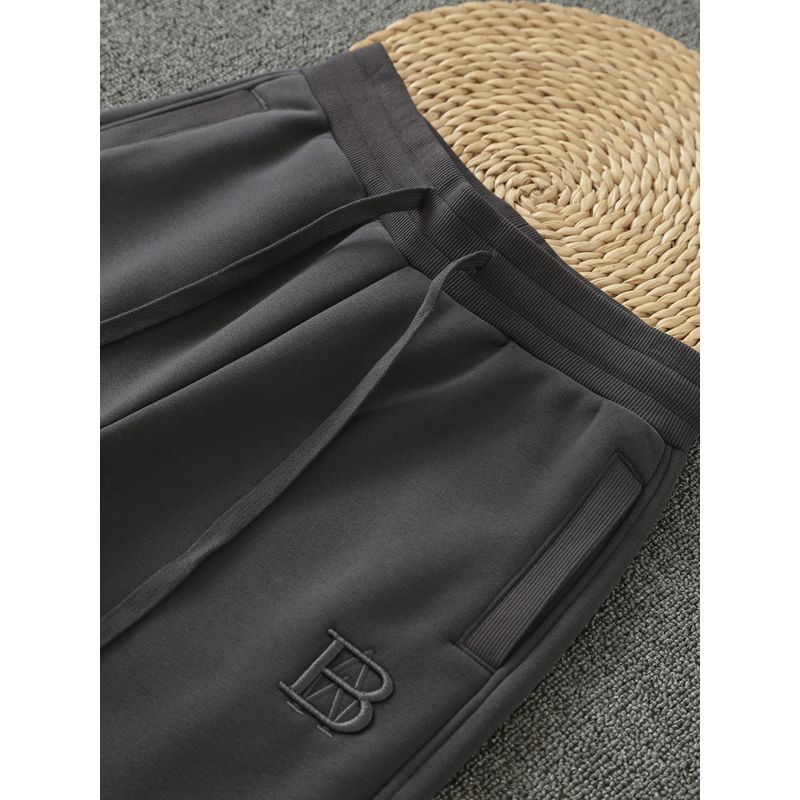 Iron Gray Winter Casual Women's Thickened Ankle-Tied Sweatpants