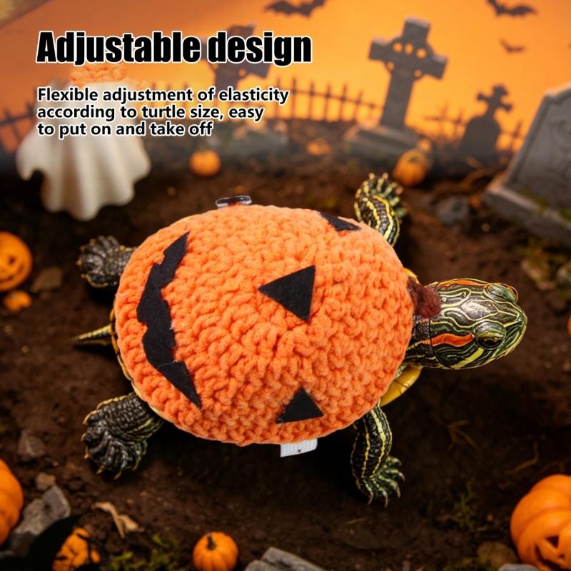 Photo Display Tortoises Shell Outfit with Knitted Apparel Costume, Side Fastening, and Indoor Styling for Presentation Use