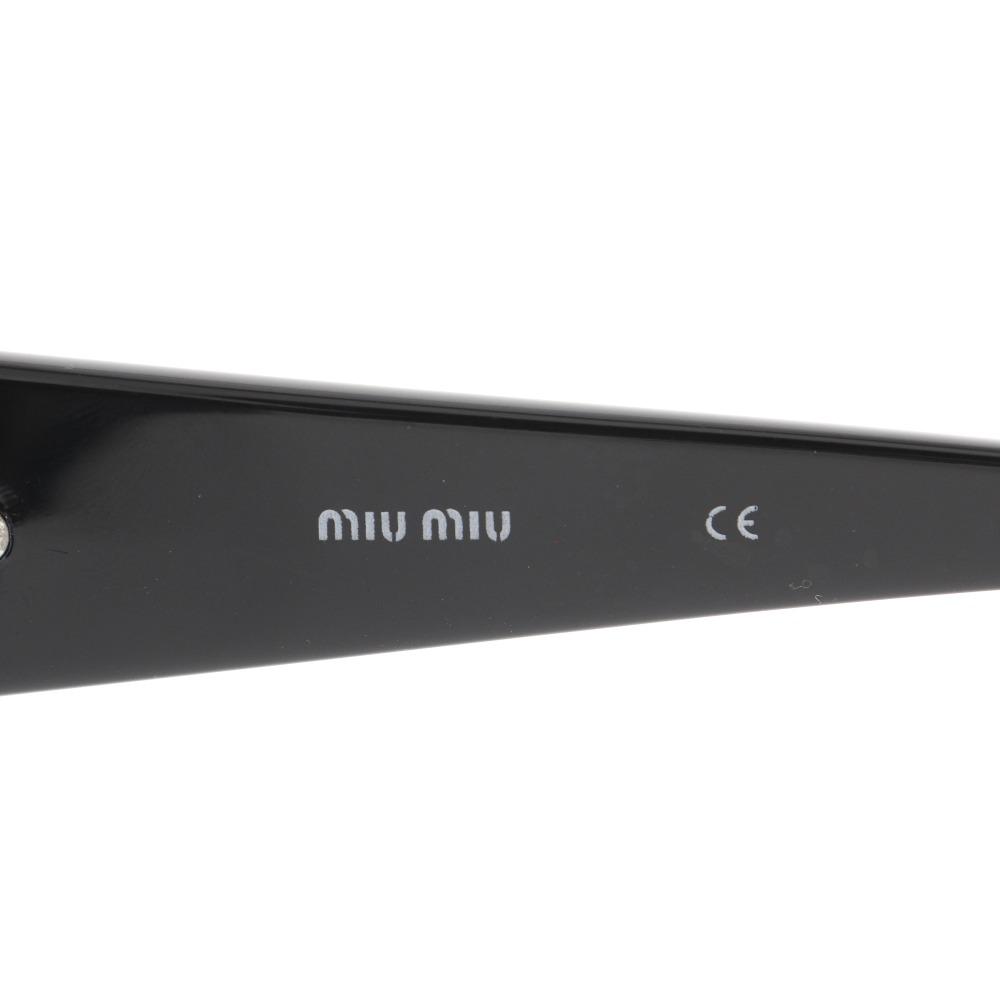 MIUMIU SMU 10G sunglasses Rhinestone M logo 1AB-1A1 Women Used