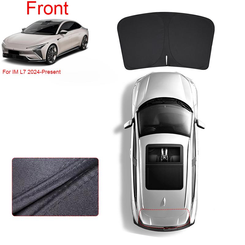 Car Black Window Privacy Sunshade For IM L7 2024-Present Auto Anti-UV Heat Insulation Protect Cover Interior Accessory